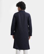 Retrostyle Navy Blue Panjabi - Image 3